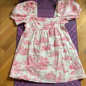 Laura Ashley x Urban Outfitters Penelope Cherub Babydoll Dress